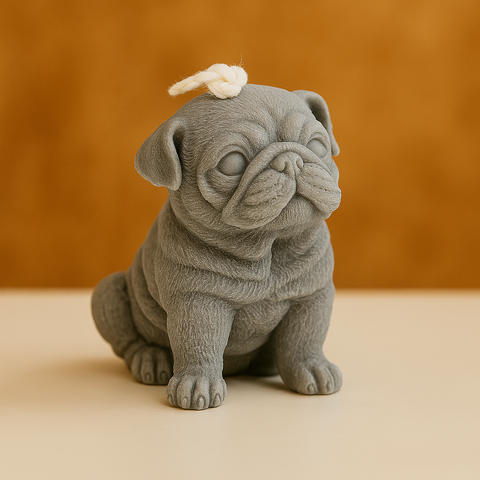 Vela de Perrito Bulldog Inglés Mediana