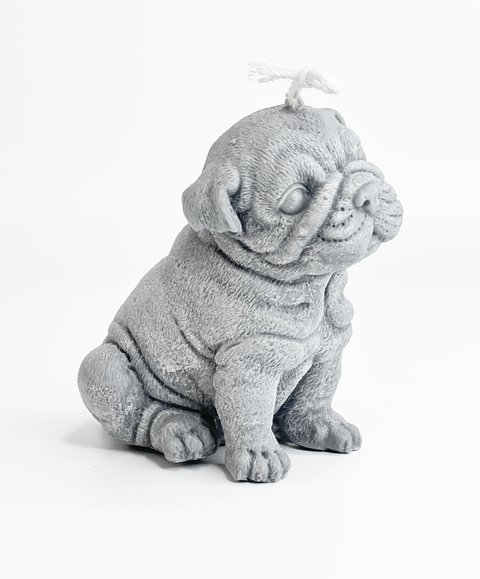 Vela de Perrito Bulldog Inglés Mediana