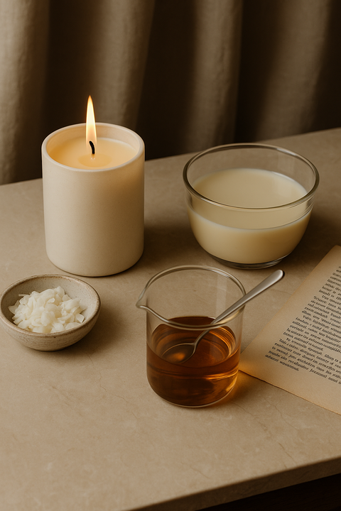 Velas y fragancia: Cómo calcular la cantidad de fragancia por tipo de cera