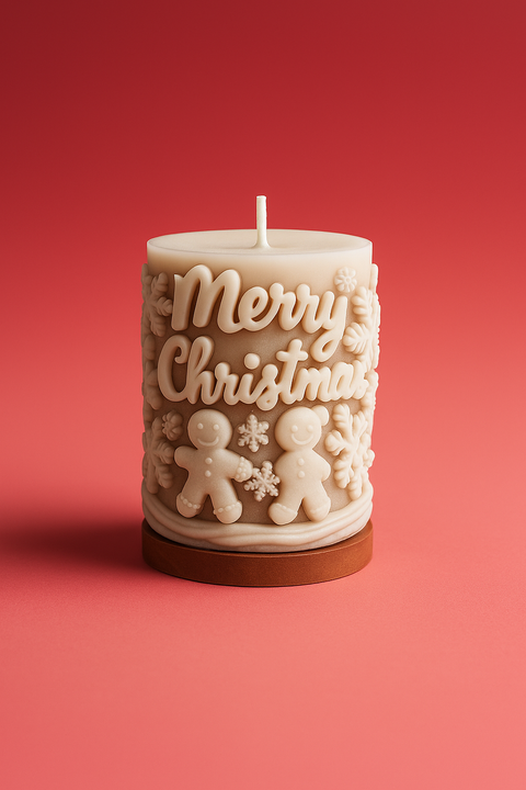 Vela de Pilar “Merry Christmas”