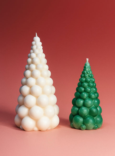 Vela Arbol Navideño con Esferas