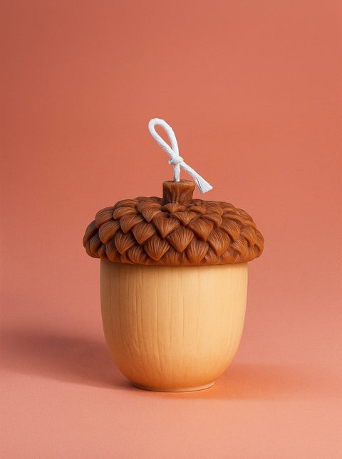 Vela Decorativa Bellota Navideña