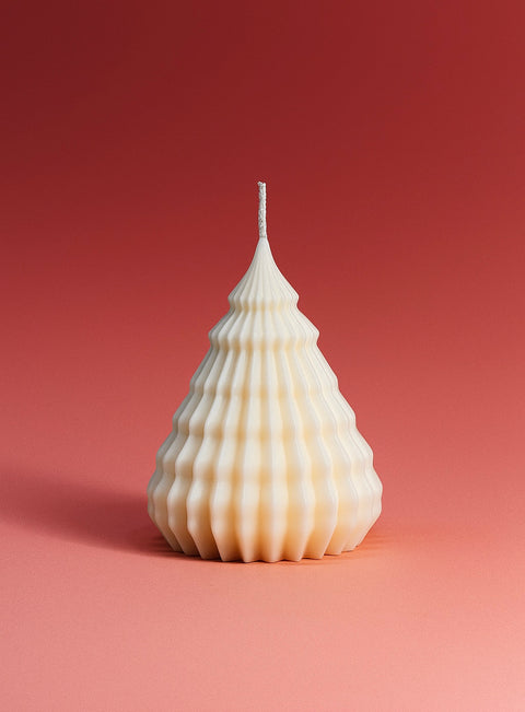 Vela Árbol de Navidad Plisado