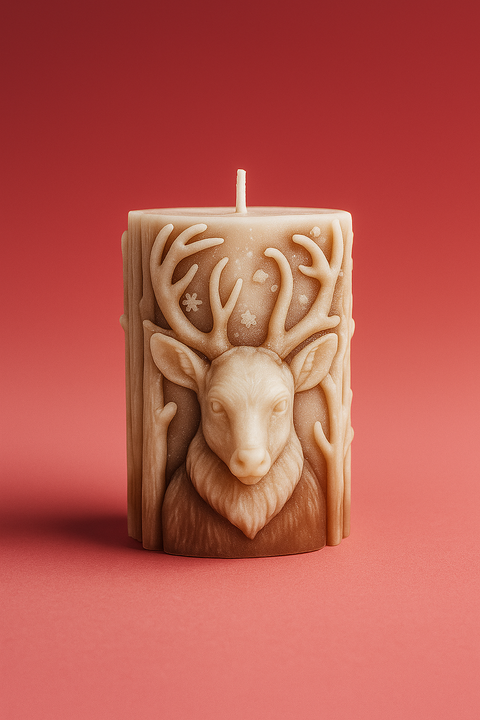 Vela de Pilar Navideña “El Reno”