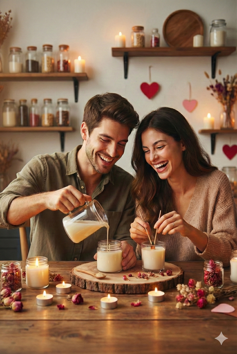 Regala un taller de velas en San Valentín