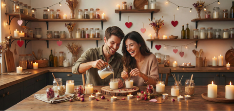 Regala un taller de velas en San Valentín