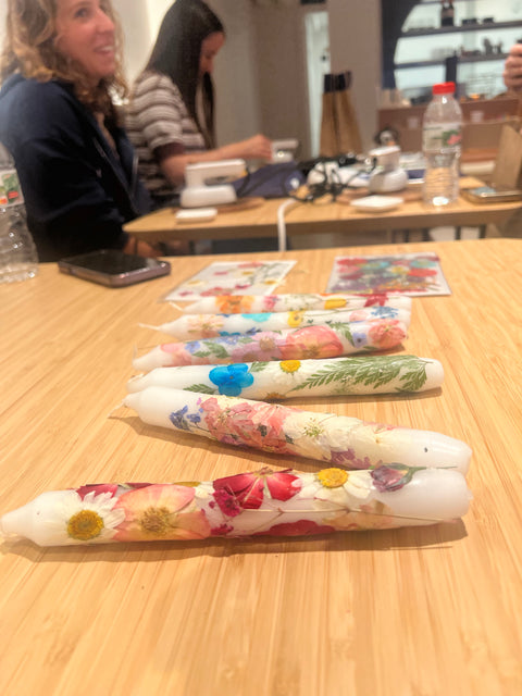 Taller de Velas y Flores en Barcelona