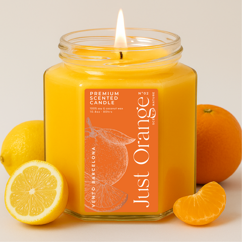 Vela Nº02 Just Orange