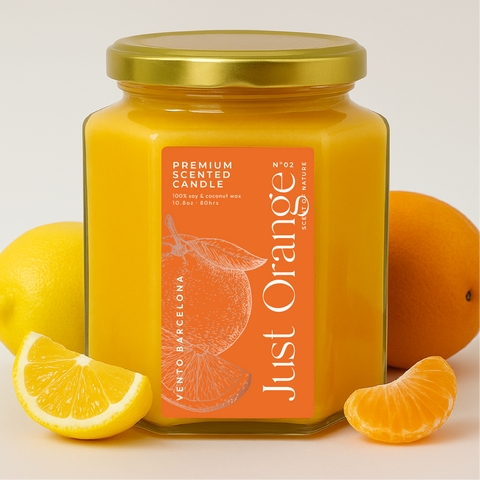 Vela Nº02 Just Orange