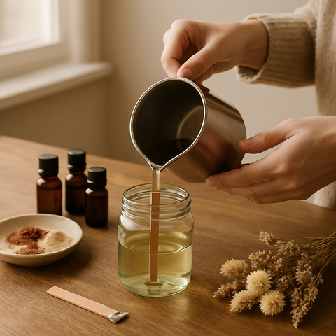 Kit para hacer velas aromáticas