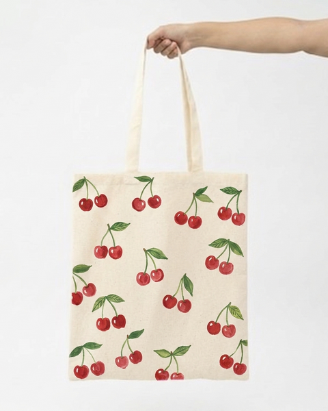 Tote Bag, Art and Wine/Coffee