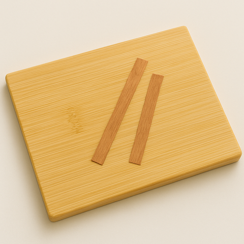 Mecha de Madera para Velas | Ø 8 cm – Combustión Cálida y Estable